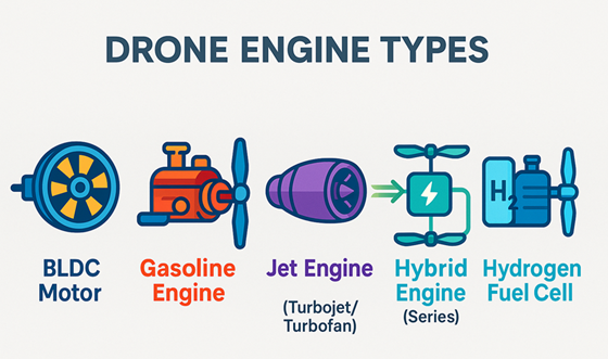 UAV & Drone Engine Types Explained:How They Work